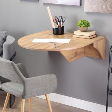 Tumbling table, 800x800, oak woth