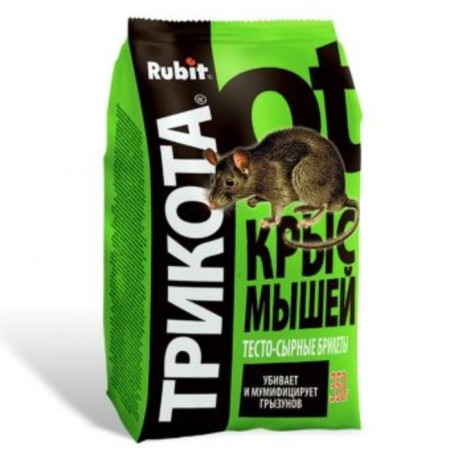 Rubit dough vessel, from rats and mice, bait, 350 g