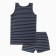 A set for a boy (T-shirt, panties), dark blue color, height 110-116 cm