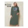 Female dress, size 56, green color