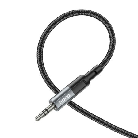 Cable Hoco UPA23, 2 V 1, Type -C+USB - Jack 3.5 mm (M), 1 m, nylon, gray-5