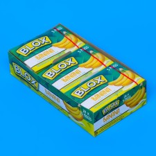 Blox chewing gum with a banana taste, 240 g