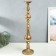 Summary metal per 1 candle "Christopher" aged bronze 15x15x66 cm