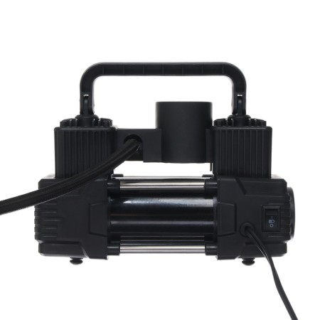 Car compressor Dvidrashneva, 12V, lantern, 25 l/min, bag, black-2