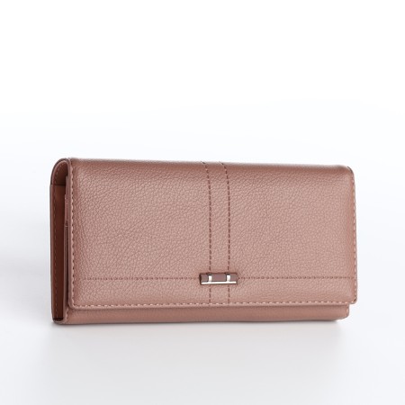 Women's wallet on a magnet, powder color