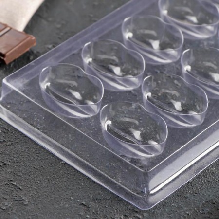 Form for chocolate and sweets "Kiss", 12 cells, 22 × 11 cm-2