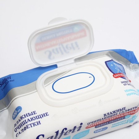 Wet Salfeti napkins, antibacterial, 100 pcs.-5