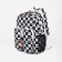 School backpack from textiles on lightning, 5 pockets, black color