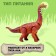 Dinosaur "Brachiosaurus Gravoyadnaya", works from batteries, lays eggs, with a projector, brown color