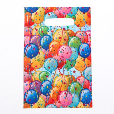 Package "Blinking Balls", polyethylene with a cut pen, 20x30 cm, 30 μm