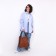 Love bag with lightning, brown color