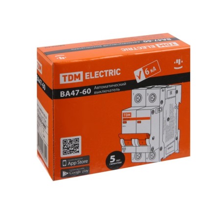 Switch automatic TDM VAL47-60, 2P, 40 A, 6 KA, C, SQ0223-0097-5
