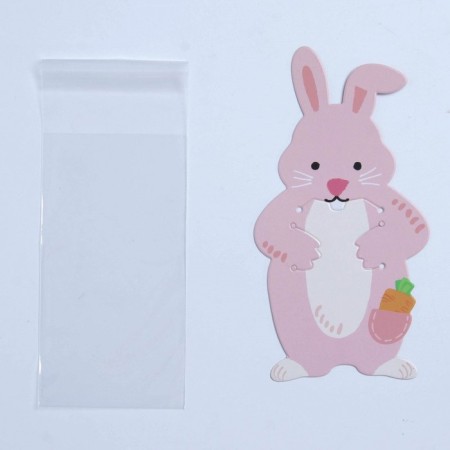 Package for sweets, confectionery packaging, "bunny", 11 x 6 cm-1