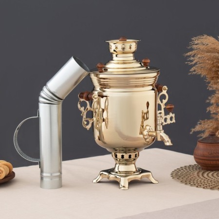Samovar "Gold", Bank, Fry, 2.5 liters