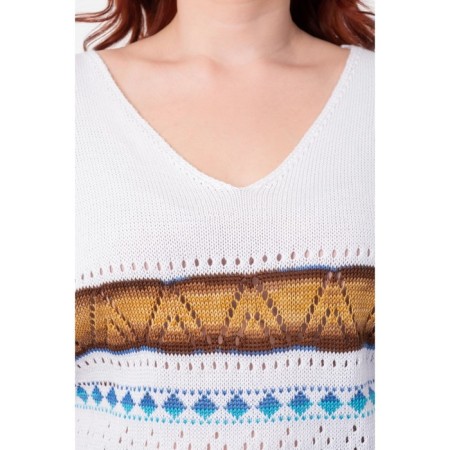 Female jumper, size 56, white color-1