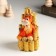 Piglite Polystone "Dragon and a slide of gold coins" 7.8x6.3x10.8 cm