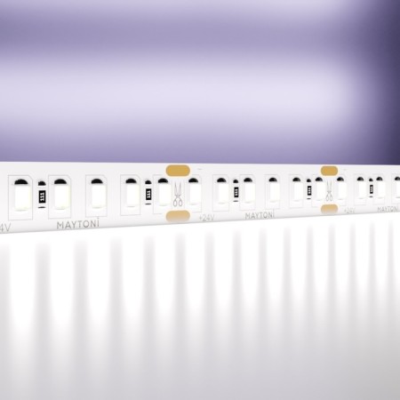 MAYTONI LED tape, 24V, IP20, 2835, 20W/m, 6000k, 5 m, monochrome glow