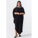 Female dress, size 54, black color