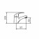 Fashun A1015 shell mixer, single -leaf, pour 97 mm, brass, chrome