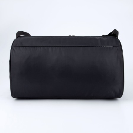 Children's sports bag for a boy with a zipper, an outer pocket, blue/black color-2