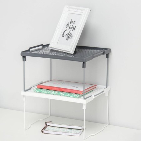 Standing on metal legs "Loft", 29.5 × 26 × 17.2 cm, white color-5