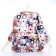 School backpack from textiles on a zipper, 3 pockets, pencil case, color colorful color