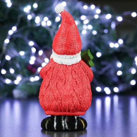 New Year's figure "Santa Claus with a Christmas tree" 7x6x17cm-2