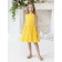 Bella dress, height 98 cm, yellow color