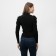 Female turtleneck, black color, one size (42-46)