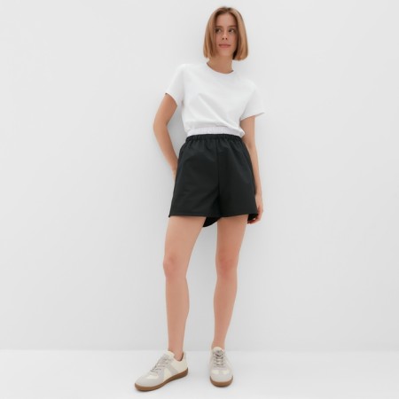 Women's shorts Minaku: Basic Line Black Color, Rr. 42-1
