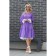 Female dress, size 48, purple color