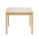 Table and chair set of svala, a massif pine