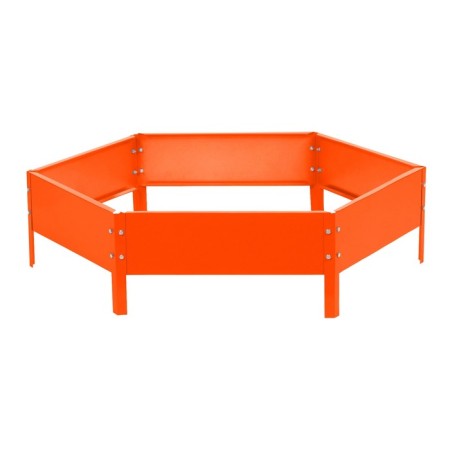 Glocked flowerbed, d = 100 cm, h = 15 cm, orange, Greengo-7