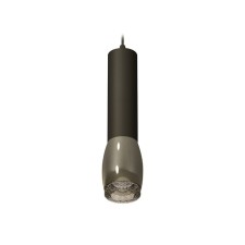 A set of suspended lamp with composite crystal Ambrella Light, Techno, XP1123005, Gu5.3, Black Chrome Color, Black Sand
