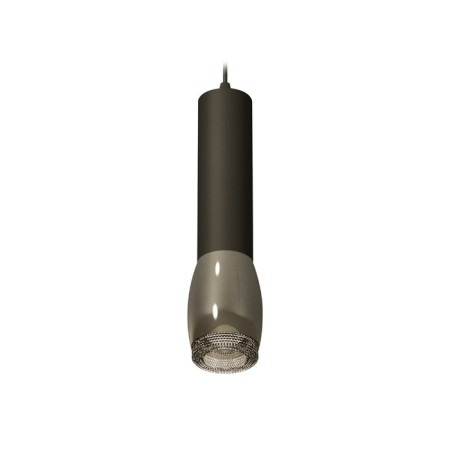 A set of suspended lamp with composite crystal Ambrella Light, Techno, XP1123005, Gu5.3, Black Chrome Color, Black Sand
