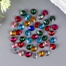 Decor set for the creativity of rhinestones diameter 1.2 cm 