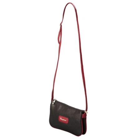 Female bag, artificial leather, black 24x5x15 cm-3