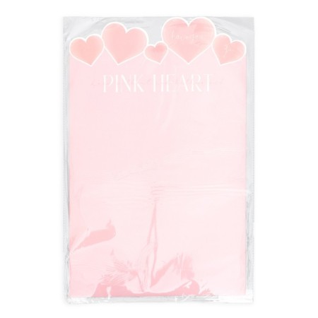 Figure paper for flowers 70g., "Hearts", 50x35cm, pink-4