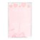 Figure paper for flowers 70g., "Hearts", 50x35cm, pink