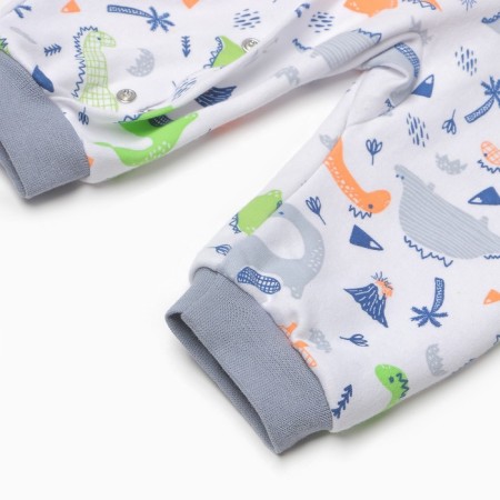 Combineson children, white color/dinosaurs, height 62 cm-3