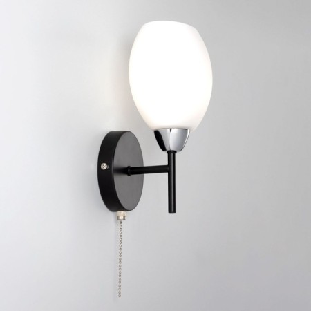 Sconces Citilux "Florida" CL148315, 15x23.5 cm, 1x60W, E14, Black Color Black-1