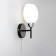 Sconces Citilux "Florida" CL148315, 15x23.5 cm, 1x60W, E14, Black Color Black
