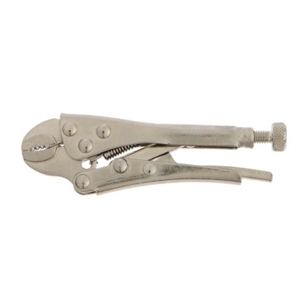 Manual tundra clamp, semicircular capture, with a latch, 105 mm-1