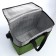 Bag-Termo two-flowers 36l, 42*25*35, Material Department, 3 N/Pocket, Rag belt, gray/green