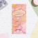Money envelope "With the birth of baby!" Glitter, pink background, 17x8 cm