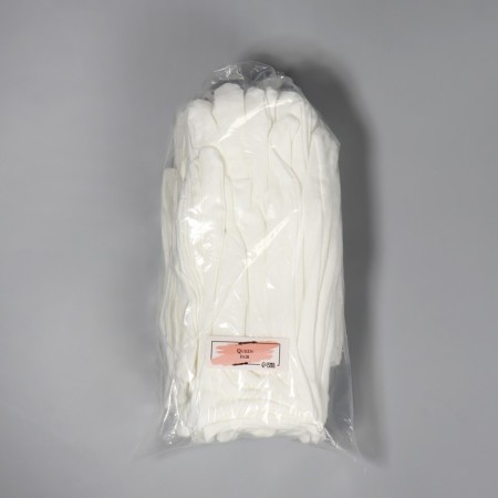 Cotton gloves, size S, steam, packing 12 pcs, white color-5