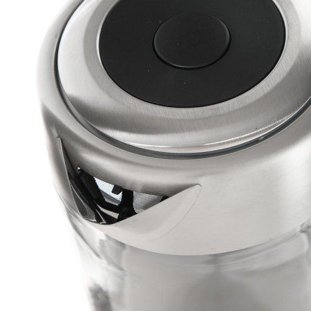 Electric kettle Sakura SA-2720SBK, glass, 1.7 l, 2200 watts, silver-1