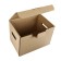 Box with a lid 250 x 340 x 260 mm, calligrata, microgofrodcarton, brown