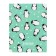 Diary for grades 1-4, "Penguins. Pattern", solid cover 7BC, glossy lamination, 48 sheets