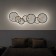 Lamp wall-flowing Mantra Collage, LED, 3000LM, 3000K, 685x136x400 mm, black color black
